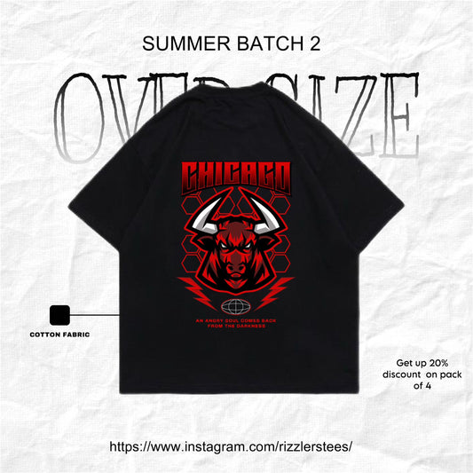 Chicage Bull Tshirt Dropshoulder