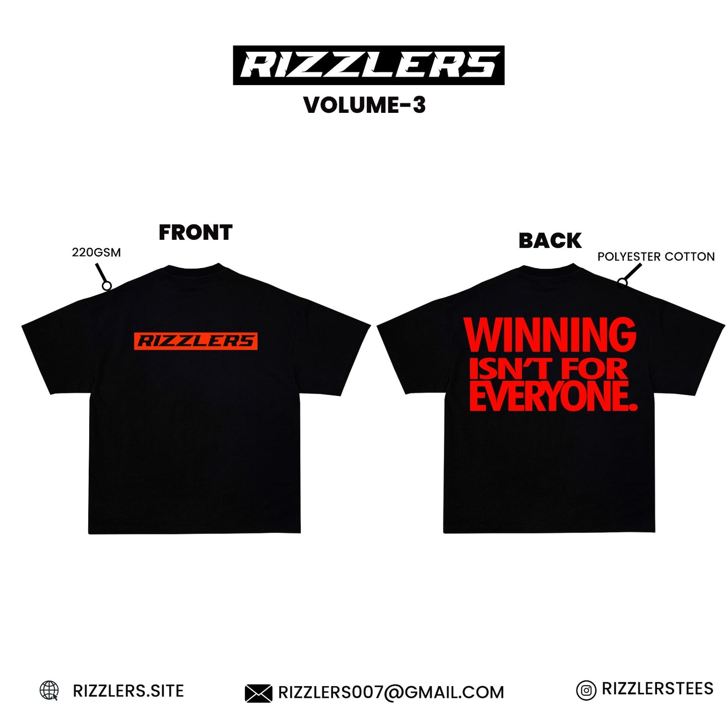 Winning is not for everyone oversize box fit tshirt