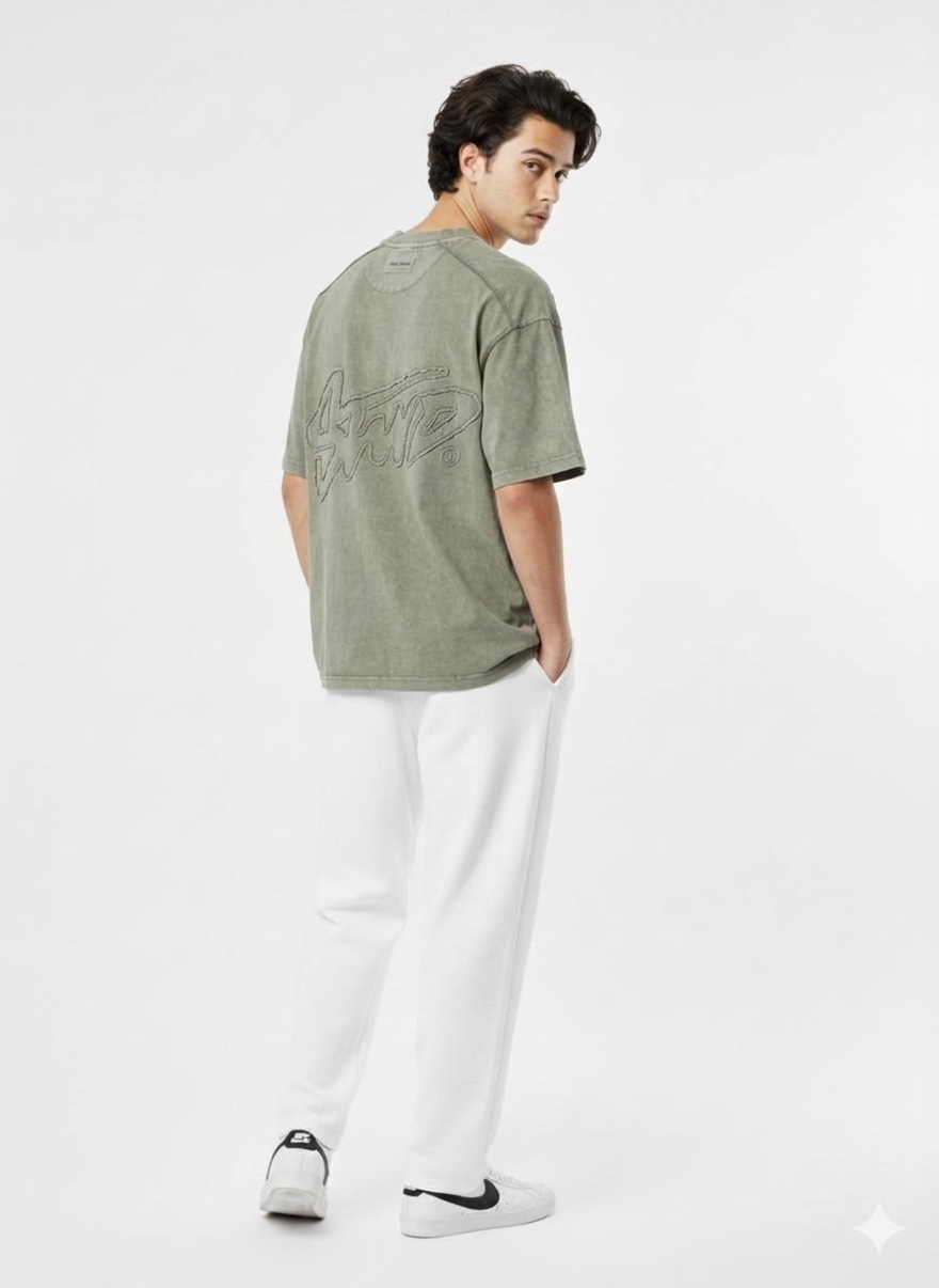 Vintage Wash Stwd Dropshoulder