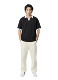 Men’s Ace Contrast Open-Collar Polo