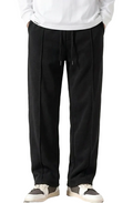 Premium Wide-Leg Pintuck Sweatpants