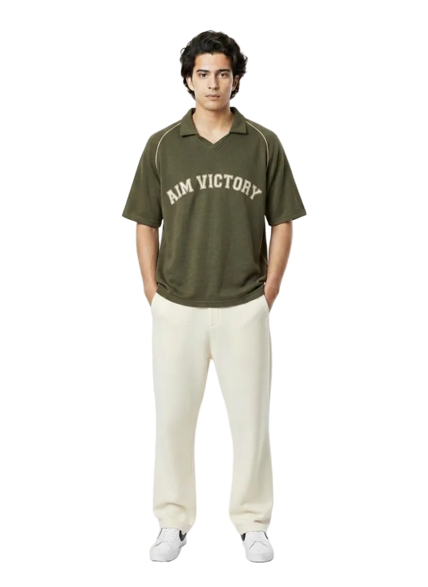 AIM VICTORY Vintage Raglan Polo