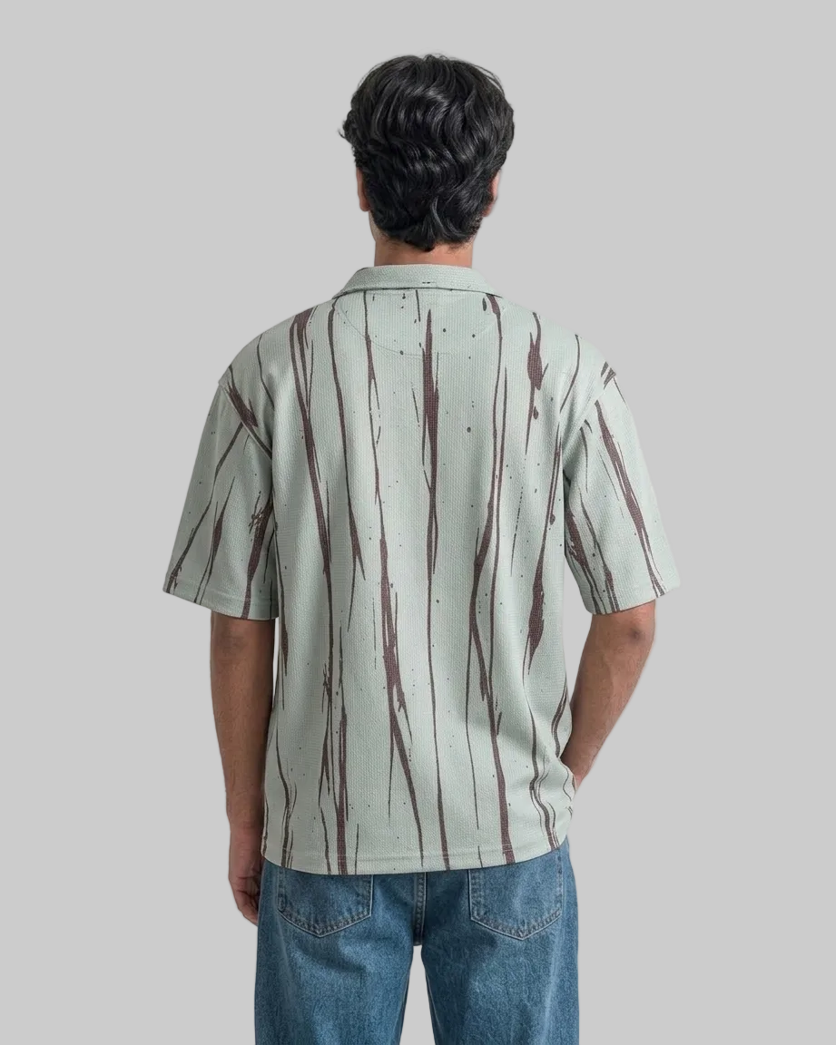 Relaxed Fit Textured Polo